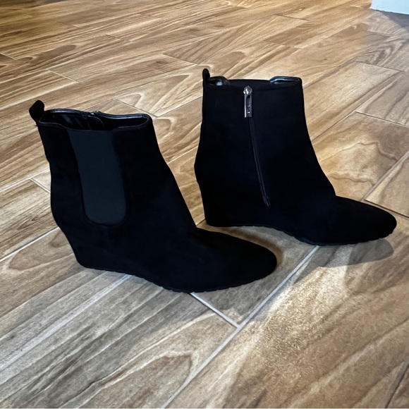 Anne Klein NEW Valore Chelse Wedge Booties SIZE 10 - Picture 4 of 8